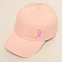 Breast Cancer Awareness Ribbon Baseball Cap - Dusty Pink