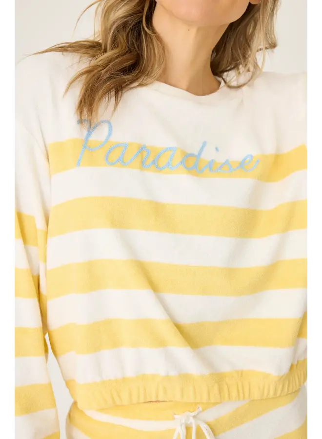 Cabana Paradise LS Top Lemon