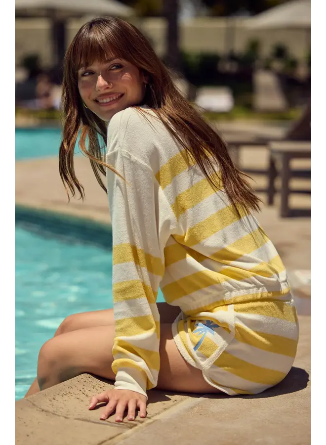 Cabana Paradise LS Top Lemon