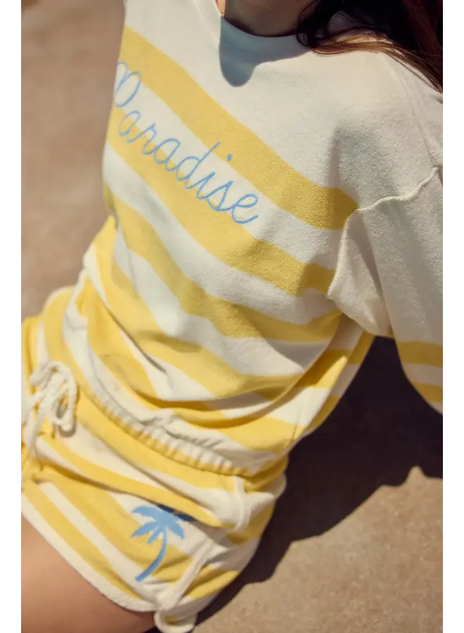 Cabana Paradise LS Top Lemon