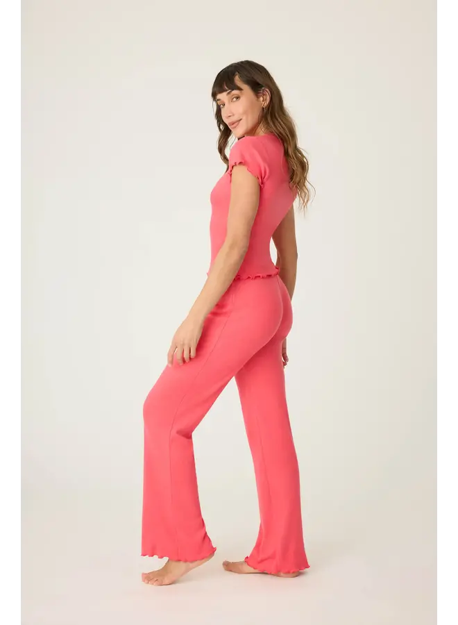 Tropical Dreams SS Tee Raspberry