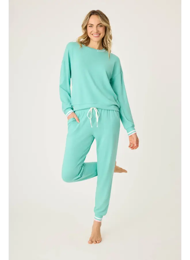 Written in the Stars Banded Pant Aquamarie