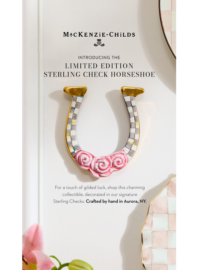 Sterling Check Horseshoe