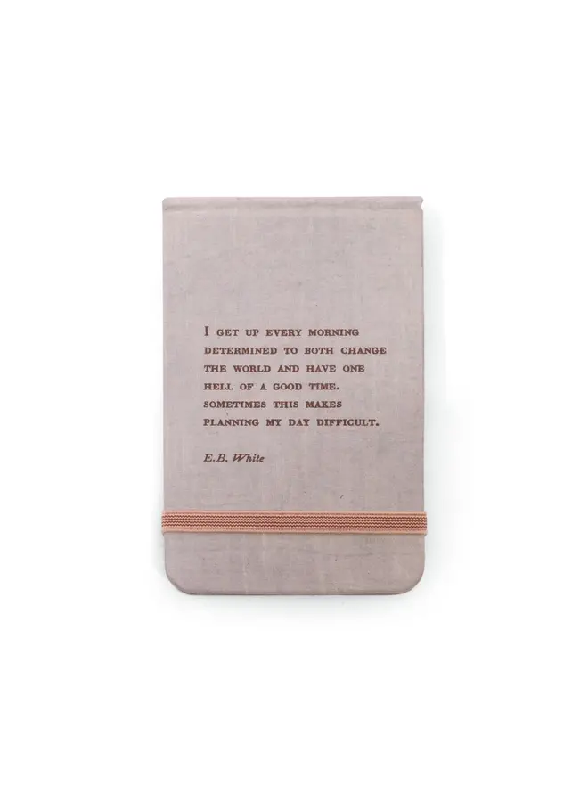E.B. White Fabric Notebook