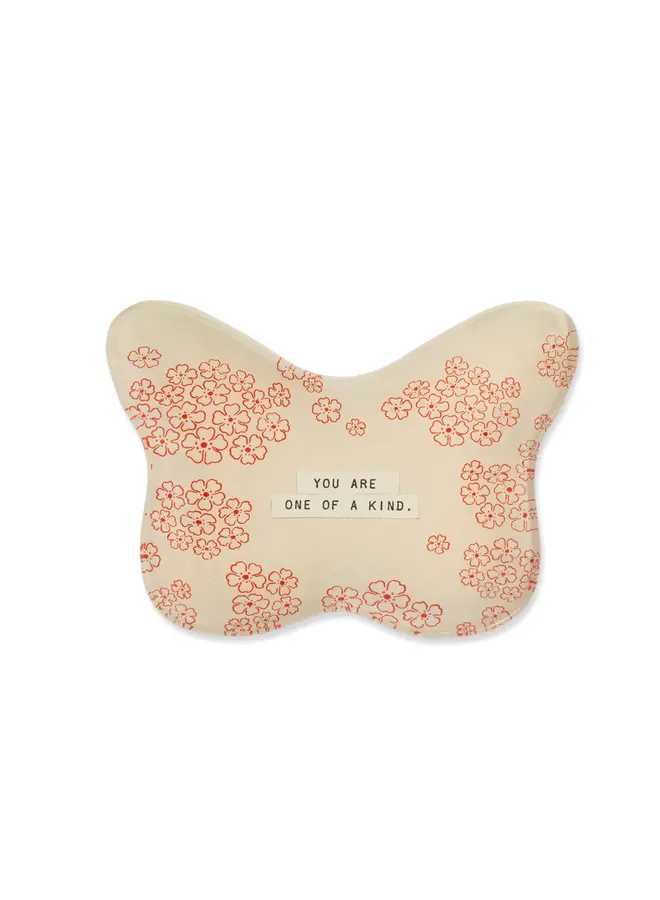 You Are One Of A Kind Small Butterfly Decoupage Plate