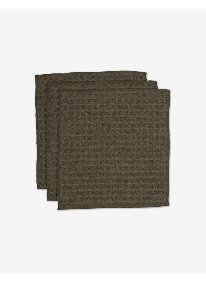 Forest Waffle Washcloth Set