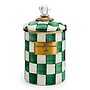 Emerald Check Medium Canister