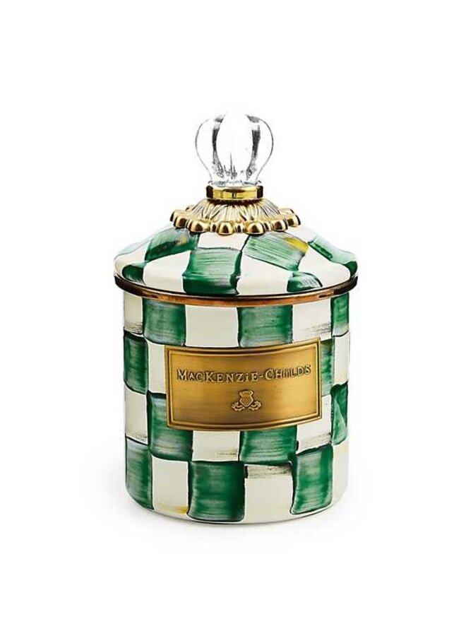 Emerald Check Demi Canister