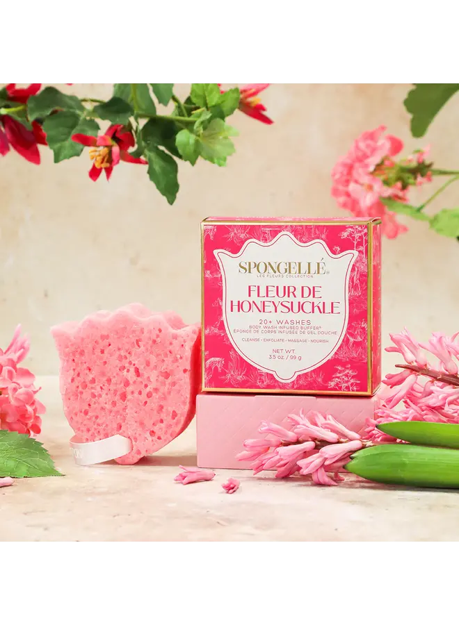 Les Fleurs Body Wash Infused Scrubber -