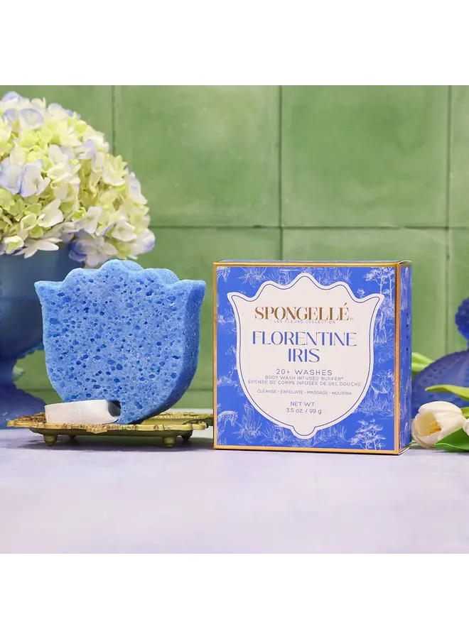 Les Fleurs Body Wash Infused Scrubber -