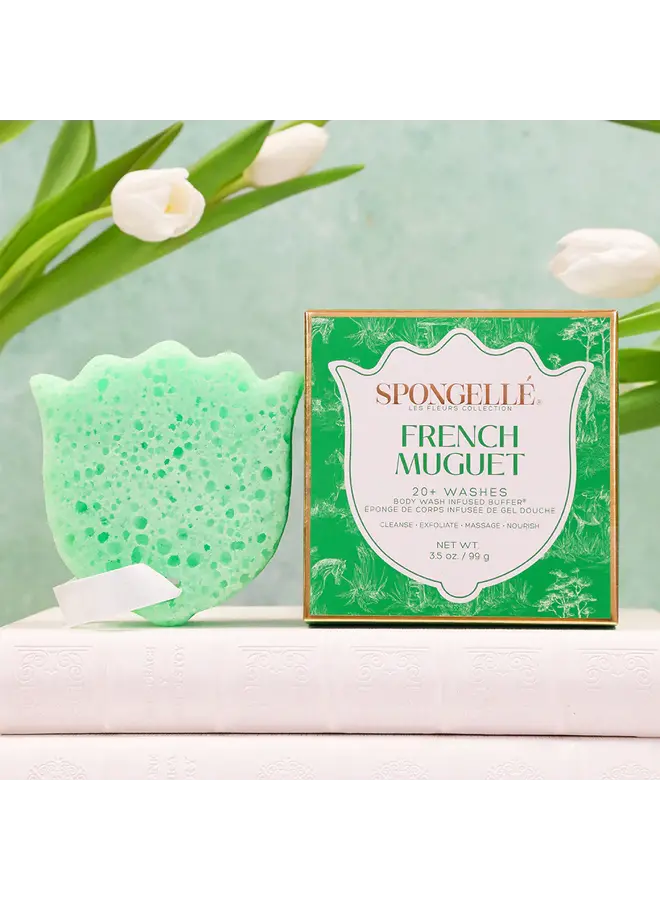 Les Fleurs Body Wash Infused Scrubber -