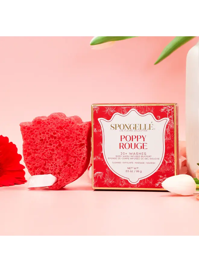 Les Fleurs Body Wash Infused Scrubber -