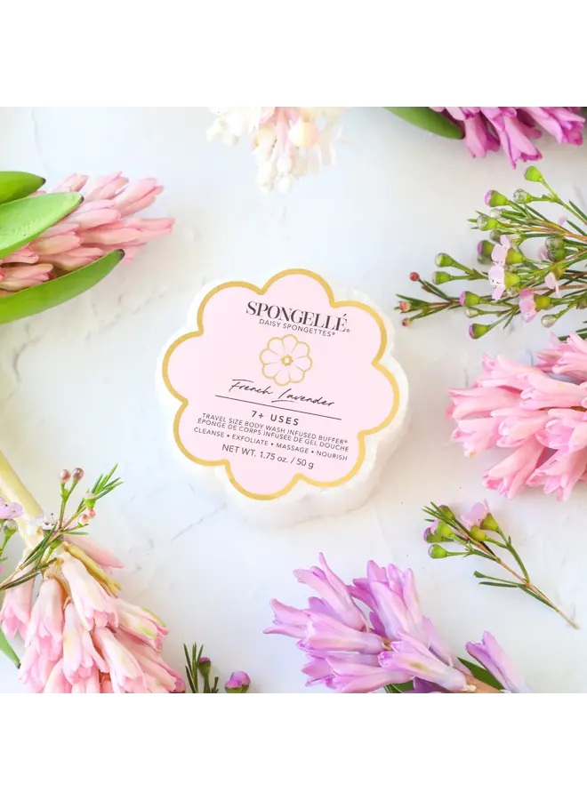 French Lavender Daisy Spongette