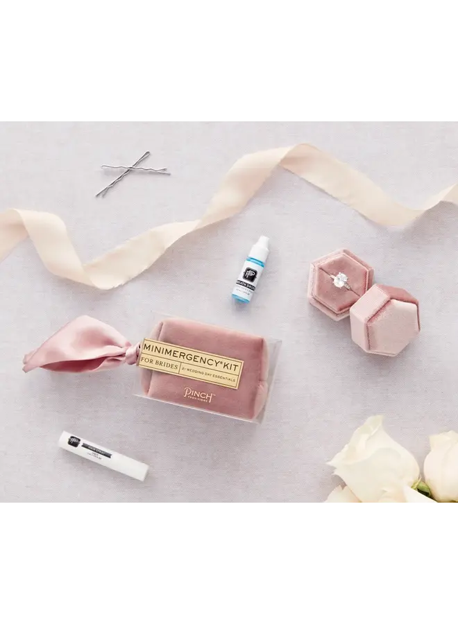Velvet Minimergency Kit for Brides - Dusty Rose