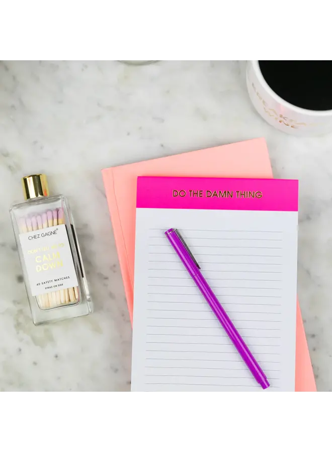 Don’t Tell Me to Calm Down  Glass Bottle Matches (Lavender)