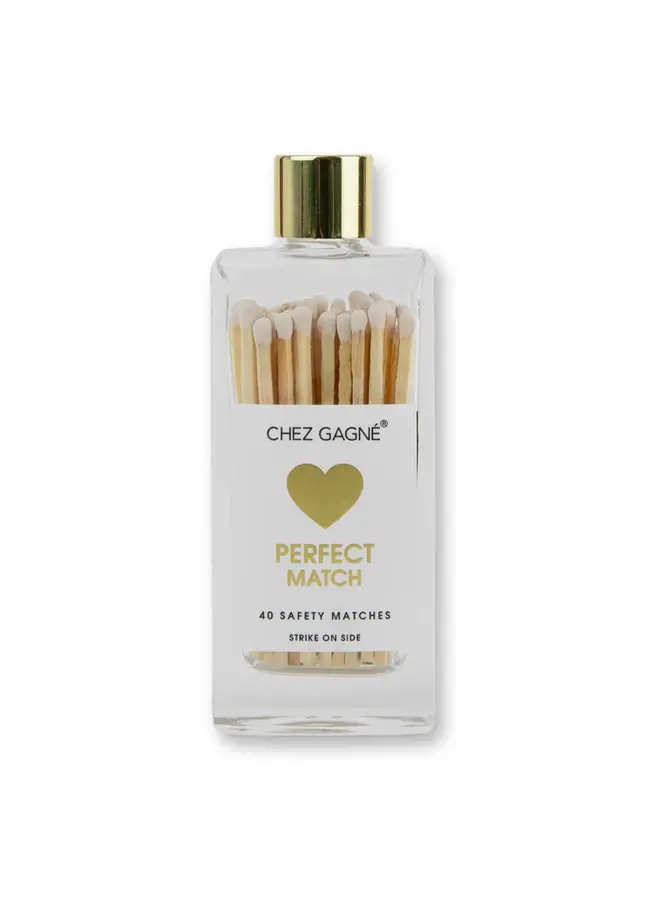 Perfect Match Glass Bottle Matches