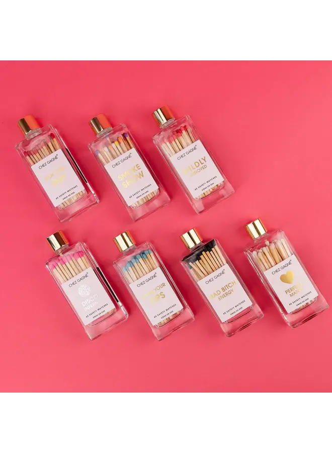 Perfect Match Glass Bottle Matches