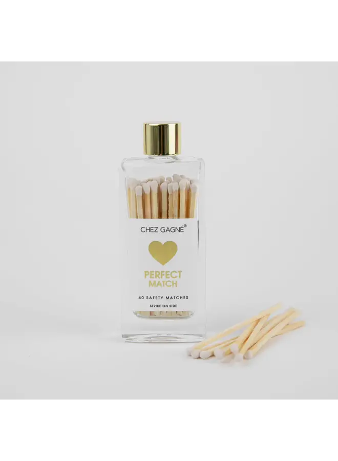 Perfect Match Glass Bottle Matches