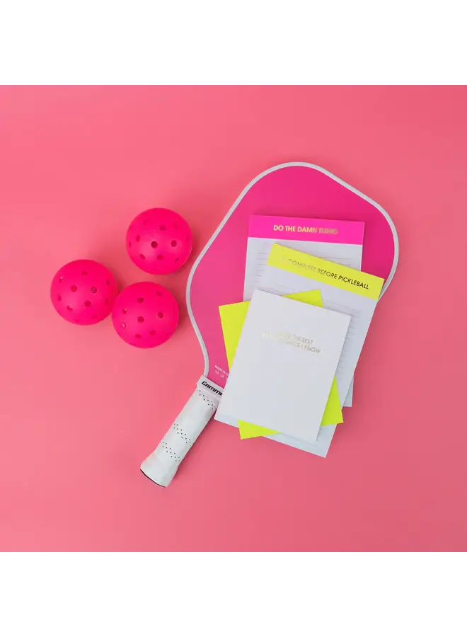 To Complete Before Pickleball Notepad