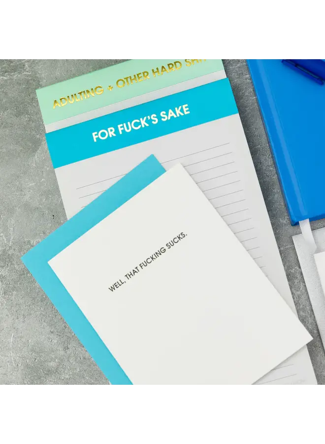 For Fuck's Sake Notepad