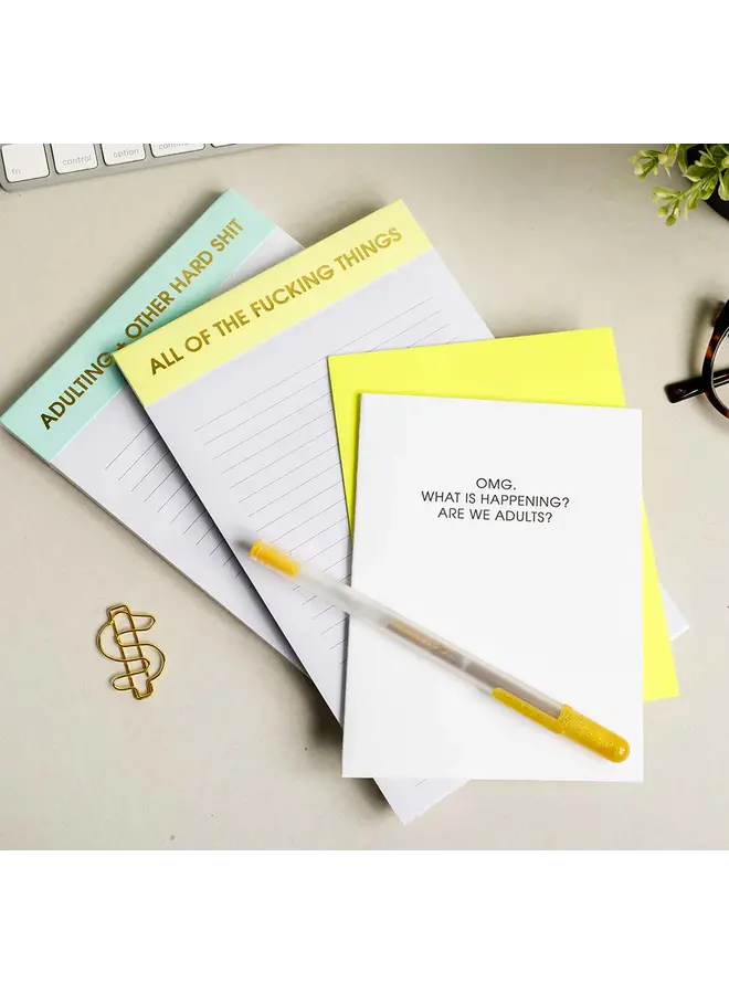 All The Fucking Things Notepad