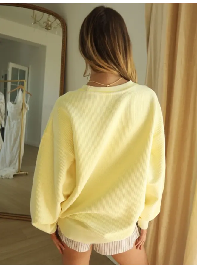 Best Weekend Ever Cord Long Sleeve Tee