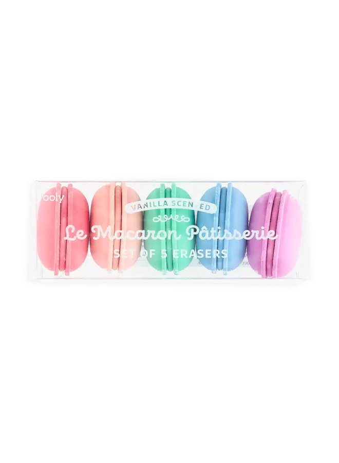 Le Macaron Patisserie Scented Eraser - Set of 5