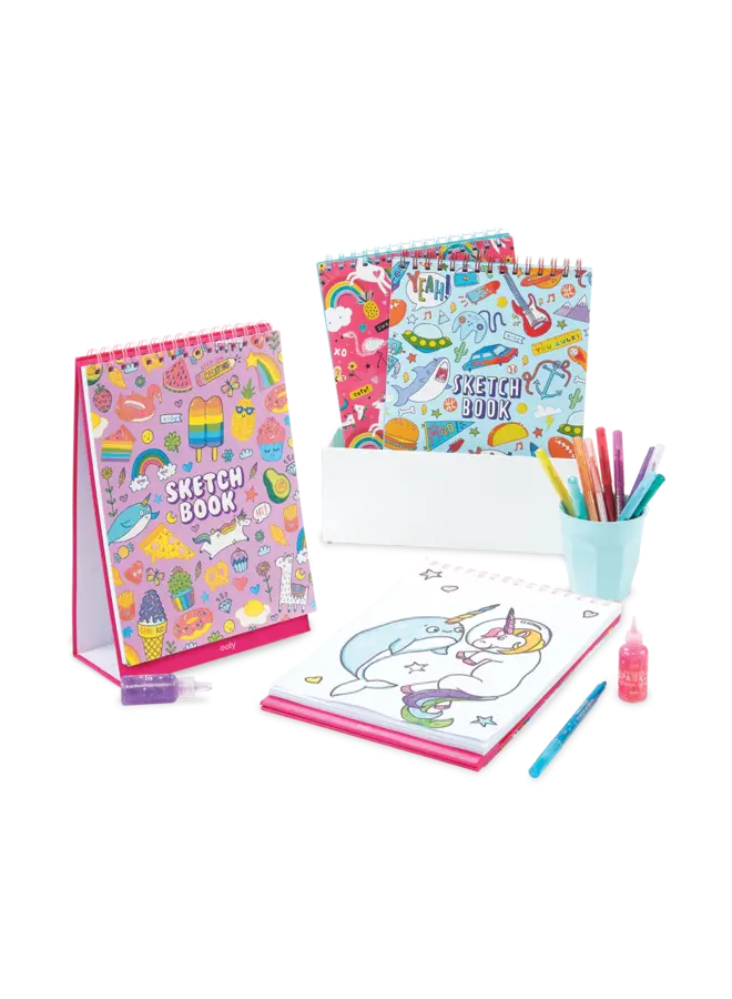 Standing Sketchbook : Cute Doodle World