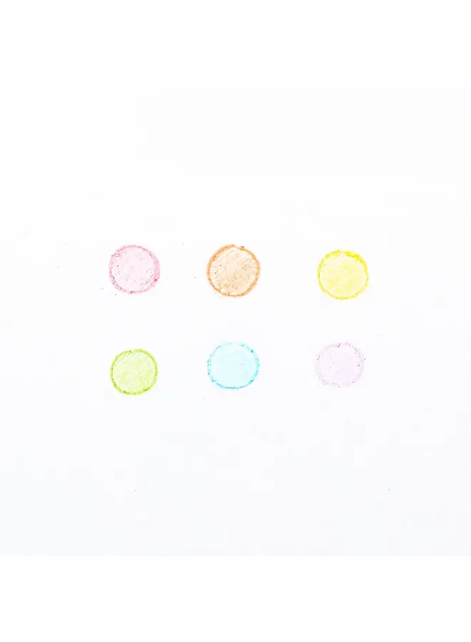 Rainbow Scoops Vanilla Scented Stacking Erasable Crayons