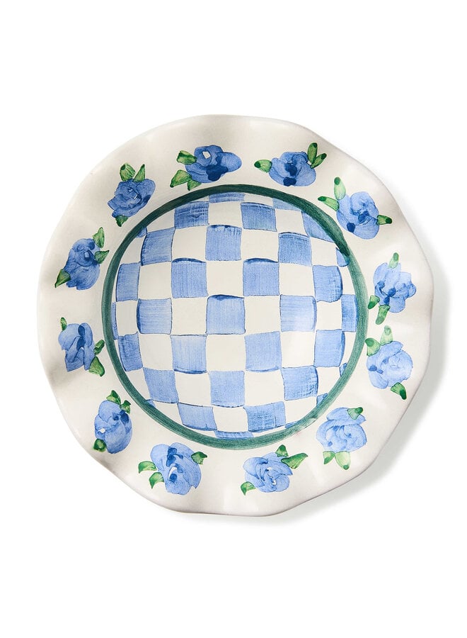 Megan Stokes Ceramic Fluted Berry Bowl