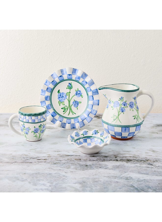 Megan Stokes Ceramic Fluted Berry Bowl