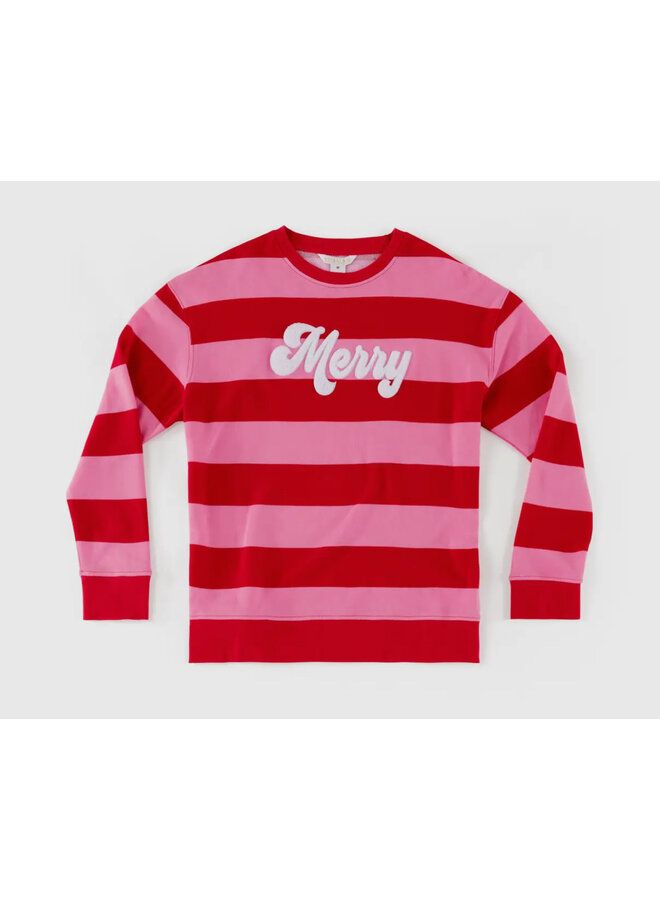 Merry Stripe Sweatshirt