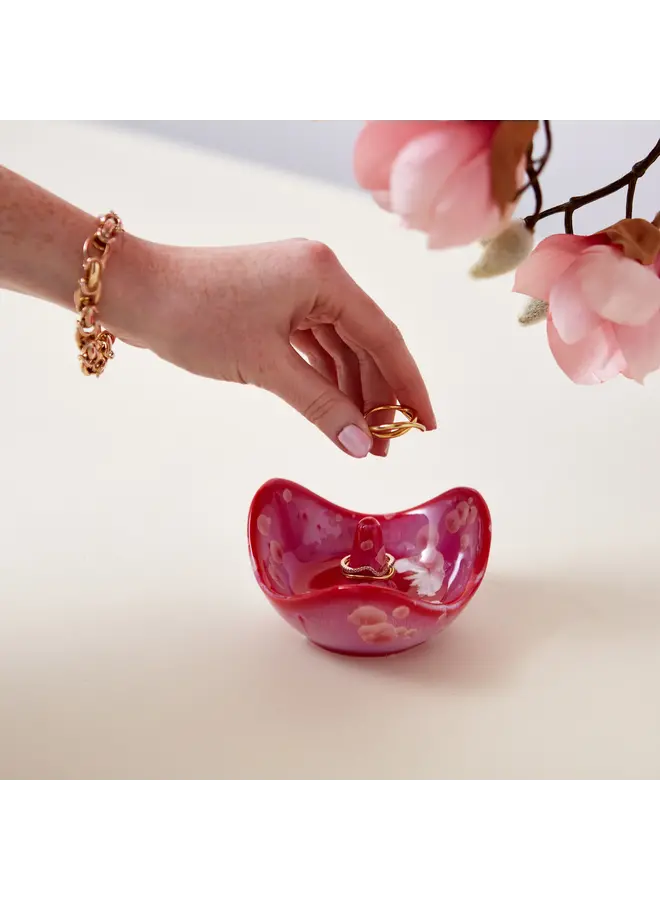 Crystalline Ring Holder - Garnet