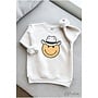 Cowboy Smiley Face Youth Graphic Sweatshirt -