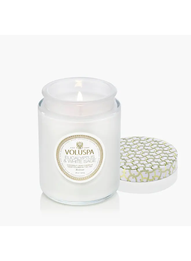 Eucalyptus & White Sage 18oz Large Jar