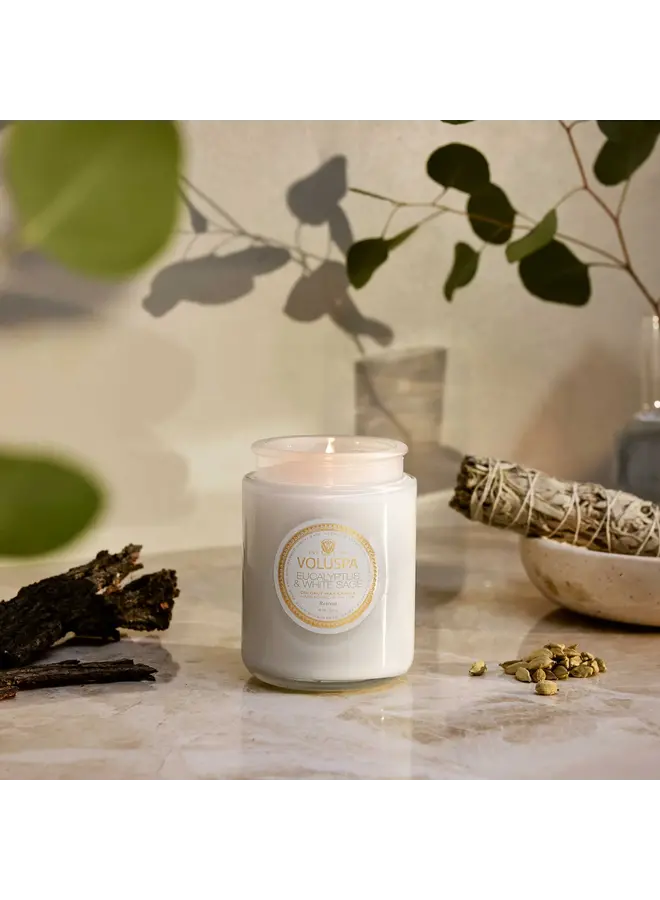 Eucalyptus & White Sage 18oz Large Jar