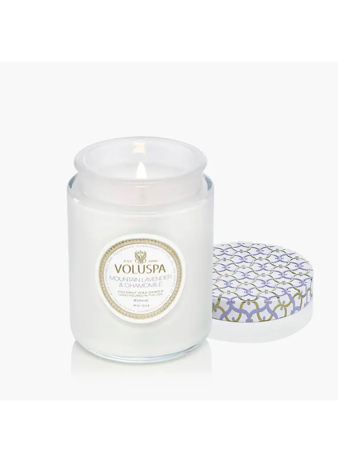 Mountain Lavender & Chamomile 18 oz Large Jar