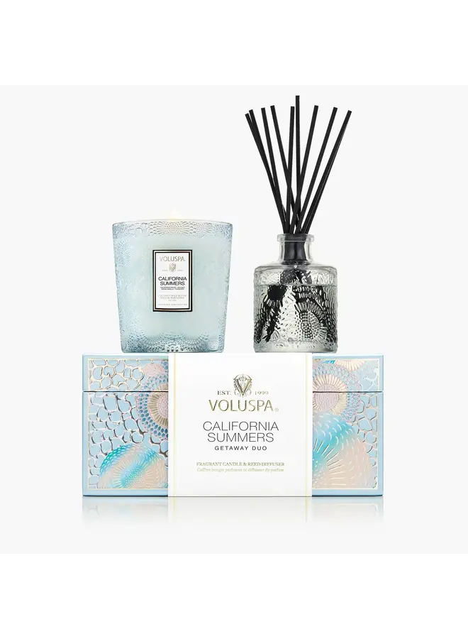 California Summers Class Candle & Diffuser Duo