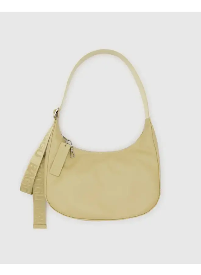 Medium Recycled Leather Shoulder Bag -