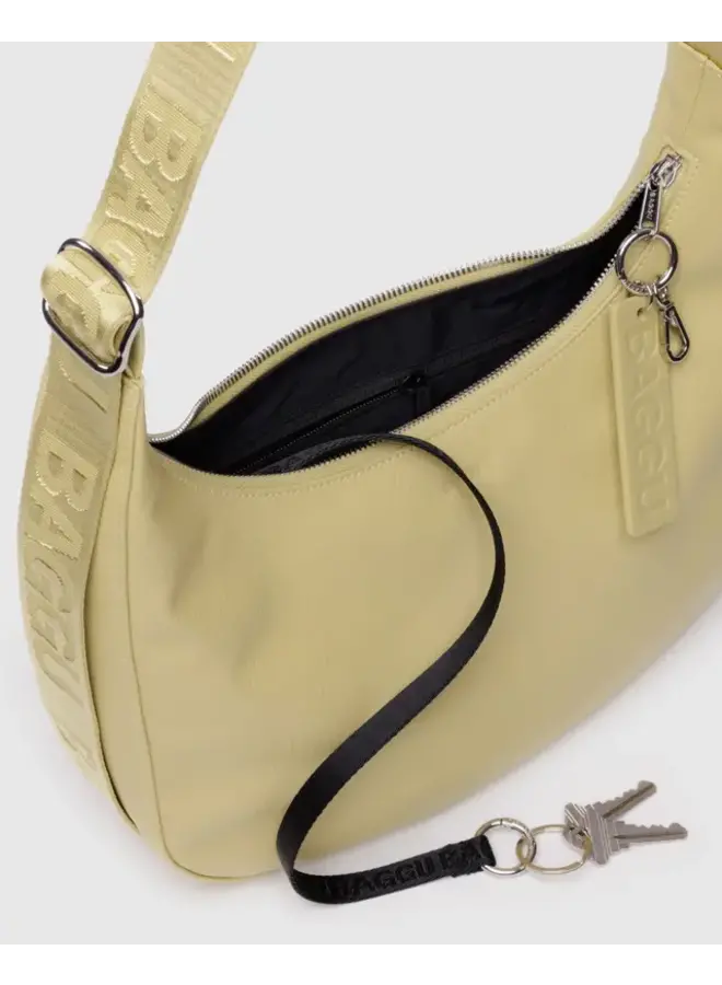 Medium Recycled Leather Shoulder Bag -