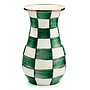 Emerald Check Tall Vase