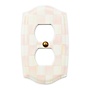 Rosy Check Double Outlet Cover