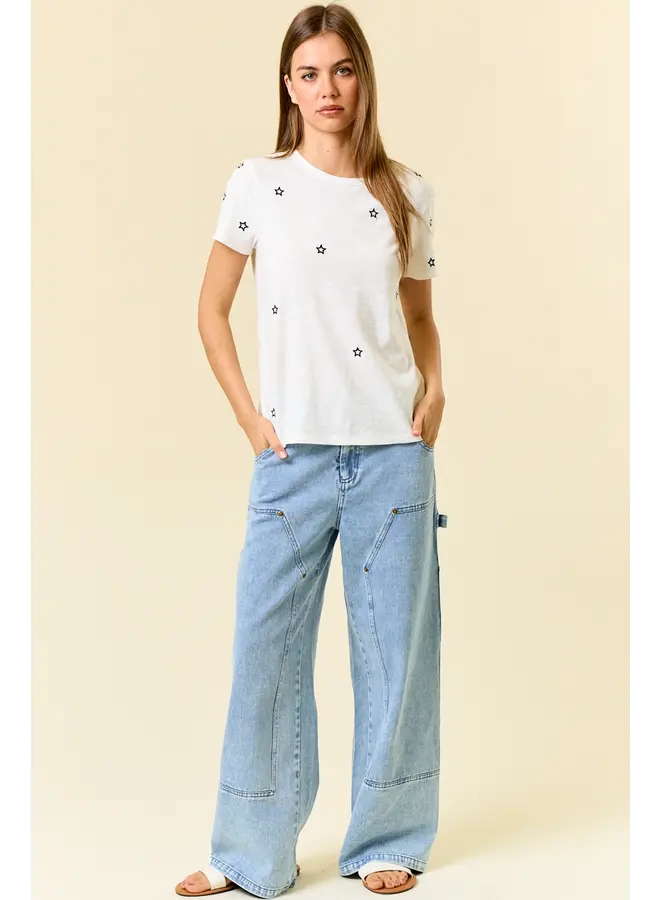 Superstar Embroidered Tee -