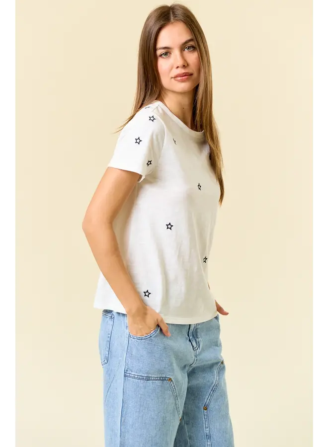 Superstar Embroidered Tee -