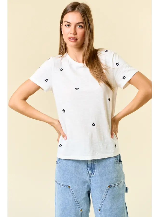 Superstar Embroidered Tee -
