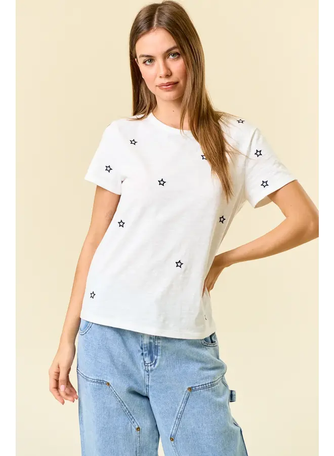 Superstar Embroidered Tee -