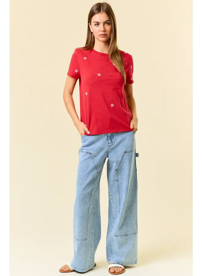 Superstar Embroidered Tee -