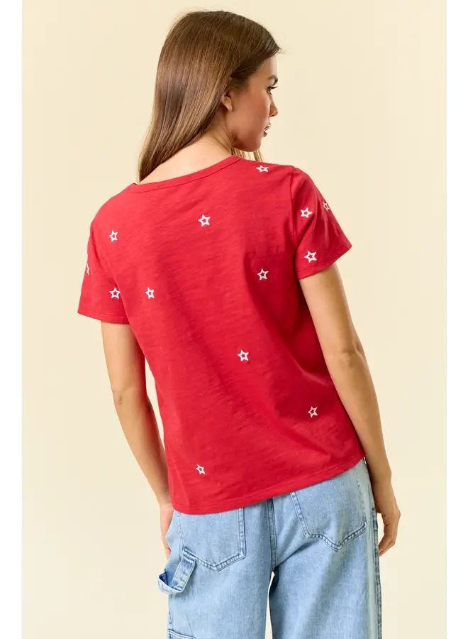 Superstar Embroidered Tee -