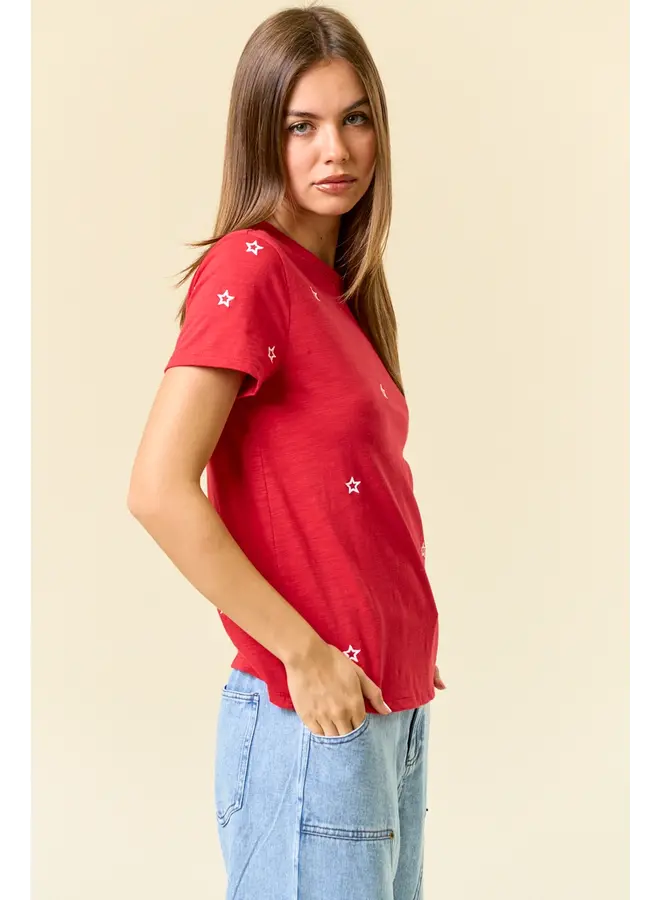 Superstar Embroidered Tee -