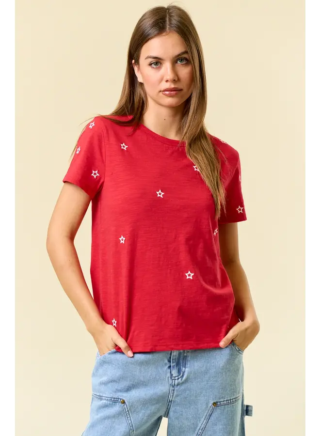 Superstar Embroidered Tee -